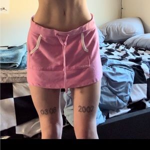 Pink billabong surf skirt